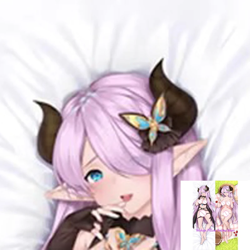 

Dakimakura Anime Pillow Cover Narmaya Double Sided Print Life-size Halloween Christmas Decoration