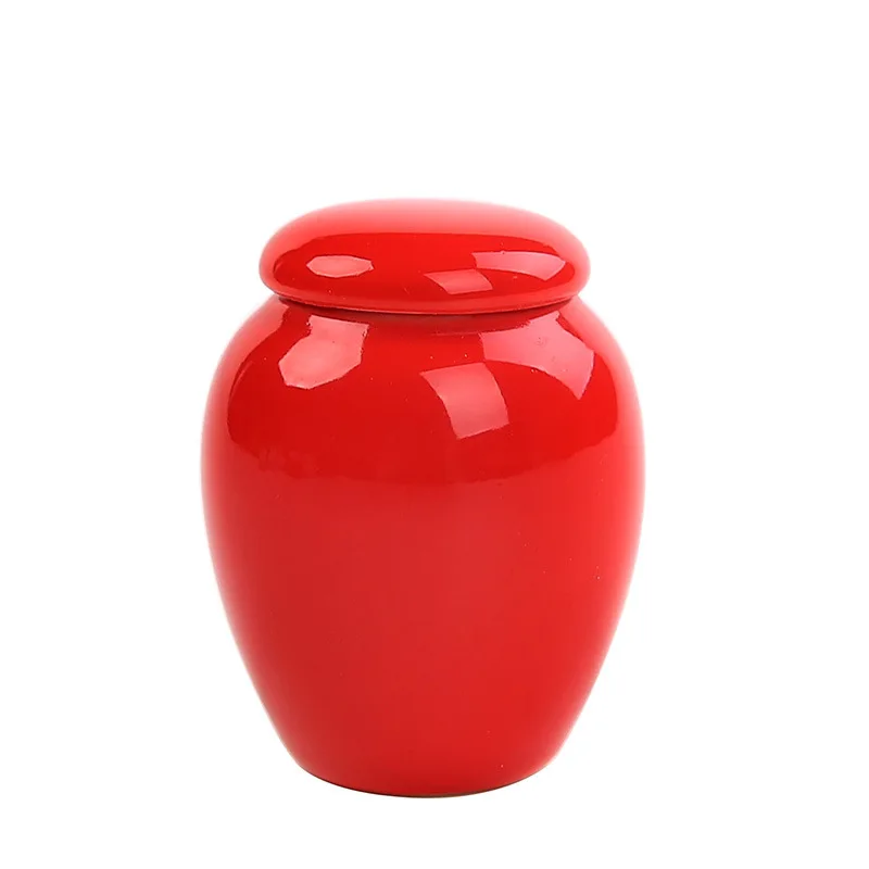 Ceramic Sealed Pet Urn Bottle, Empty Box Container, Urns for Dog Ashes, Mini Multi-Color, Small Pet Urn, 45ml