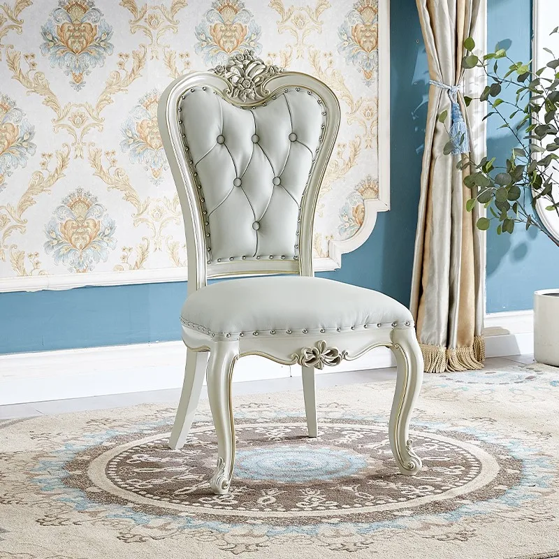 

White Trendy Dining Chairs Nordic Beautiful Ergonomic High Dining Chairs Bar Kitchen Sedie Pranzo Moderne Home Accessories