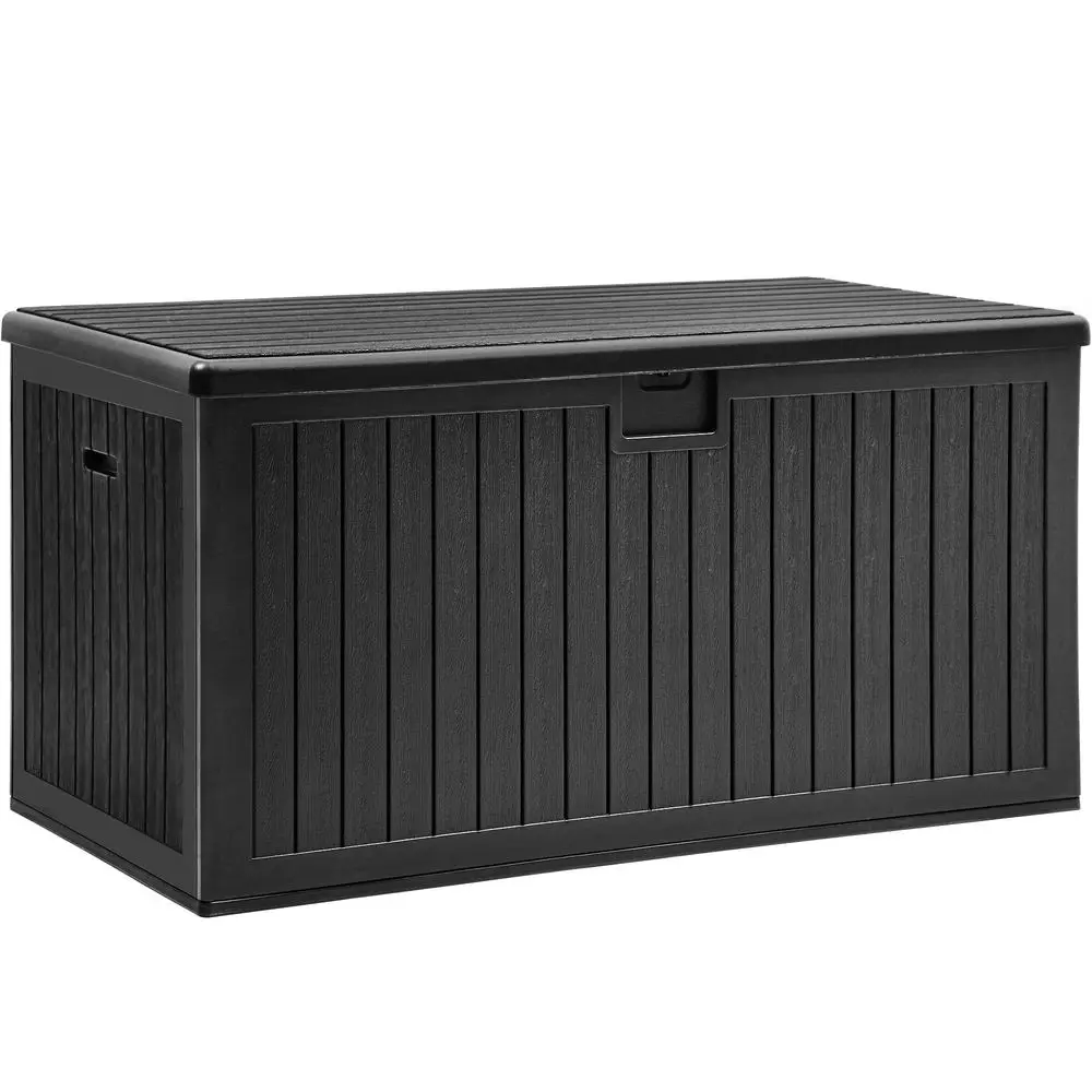 

XXL 260 Gallon Large Deck Box,Outdoor Storage for Patio Furniture Cushions,Garden Tools with Flexible Divider,Waterproof,Lockab