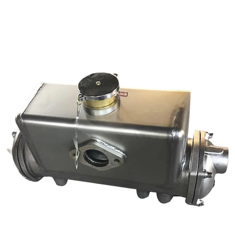 Diesel engine sea  fresh water heat exchanger 304 stainless steel marine  tank CH series heat exchange cooler water thermostat