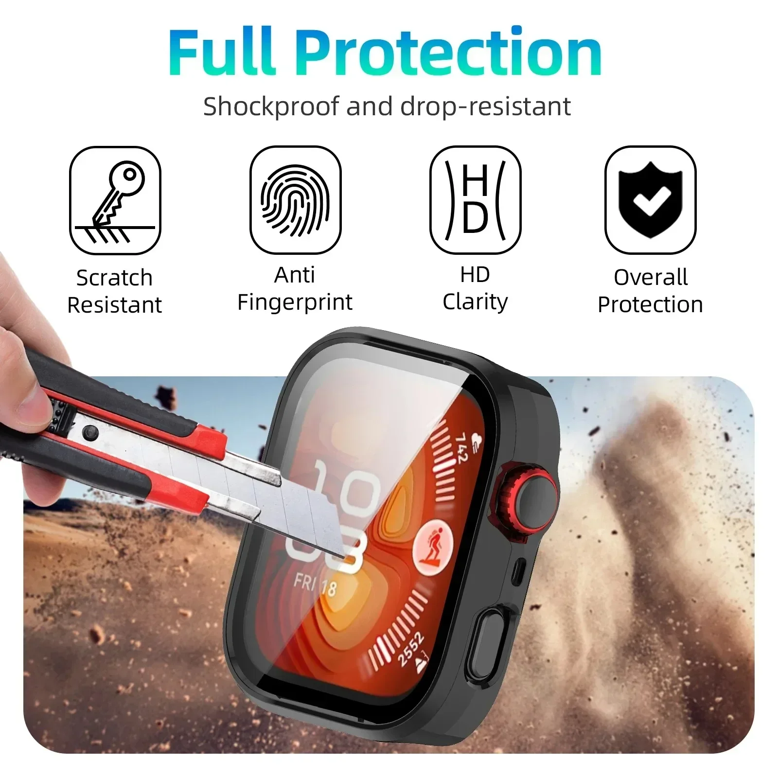 Huawei Watch Fit 4/3/4 Pro用PCケース スポーツブレスレット リストバンド 耐衝撃保護シェル シリコン製ウォッチバンド