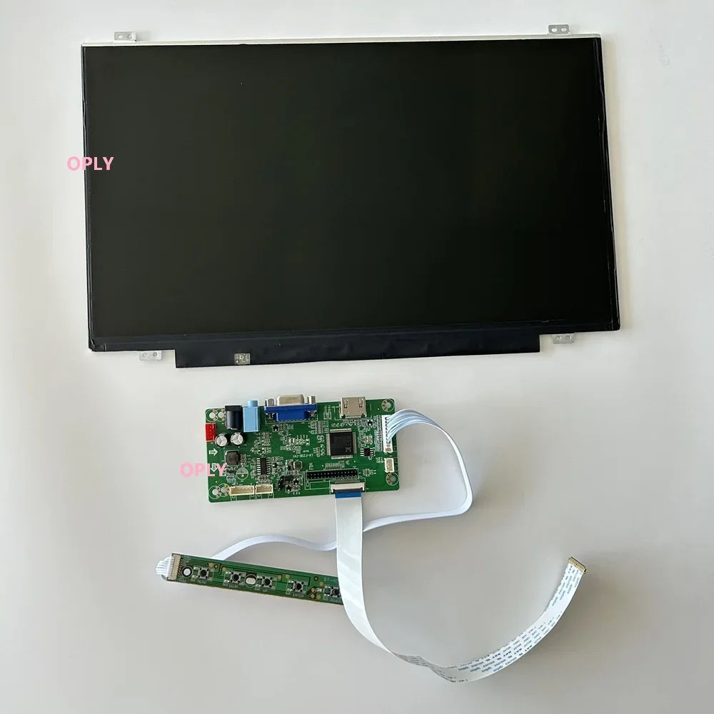 thumbnail image 2 of 15.6" HD Slim LED LCD Screen Replacement For LP156WHB(TP)(C2) LP156WHB-TPC2 – 30-Pin EDP, 1366x768, Glossy Or Matte 2 of 5