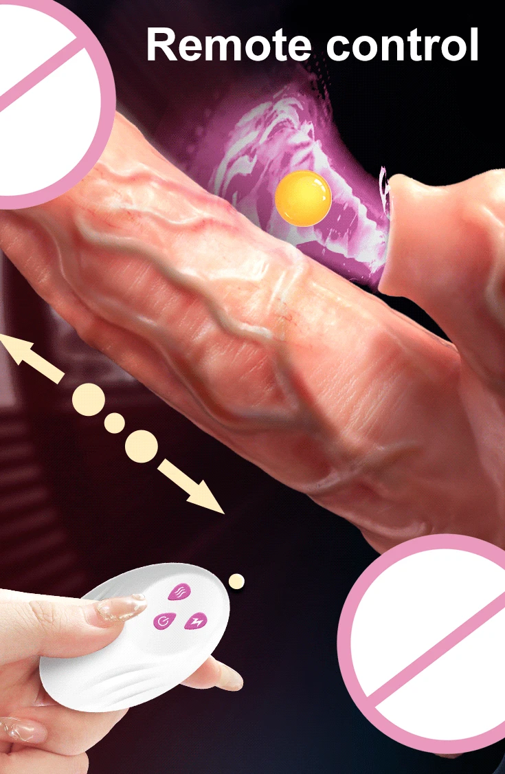 قضيب اصطناعي واقعي بأمتصاص الكوب الهزاز قضيب ارجوحة لشد القضيب العاب جنسية للنساء قضيب اصطناعي مرن بتحكم عن بعد #4