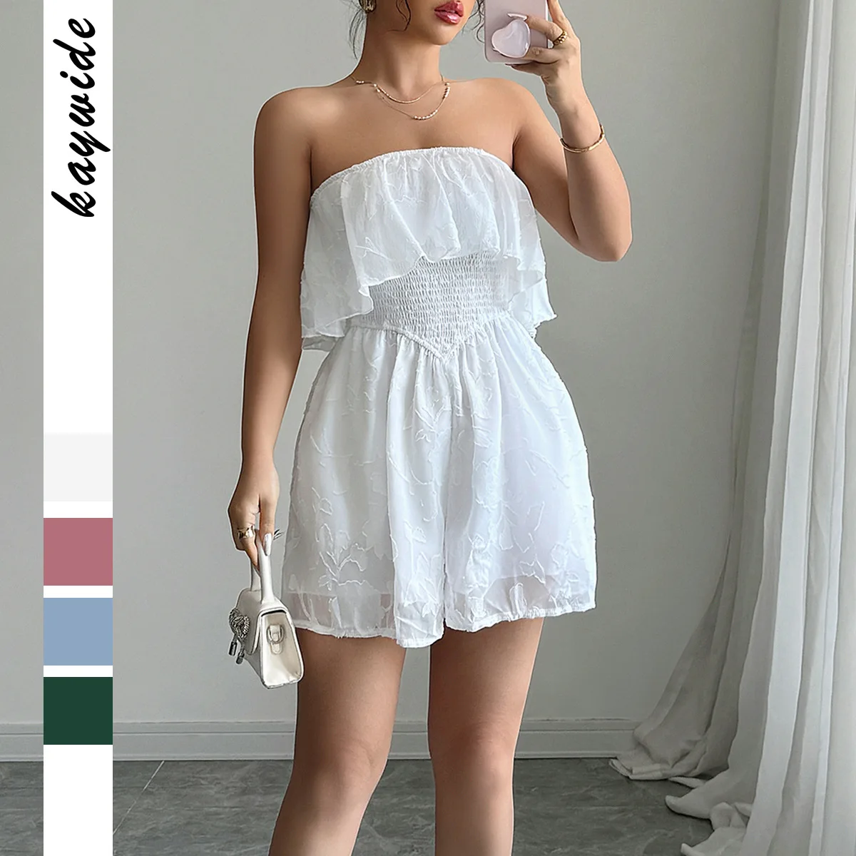 

Elegant Temperament Style Famous Tube Top Jumpsuit Women's Clothing 2025 Spring And Summer Amazon Independent Station