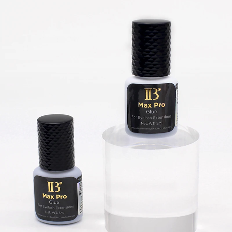 IBeauty Max Pro 속눈썹 연장용 접착제, 한국 건강 0.3S 블랙 콜라 블랙 메탈 캡, 가짜 속눈썹 눈 가짜 도구, 1 병