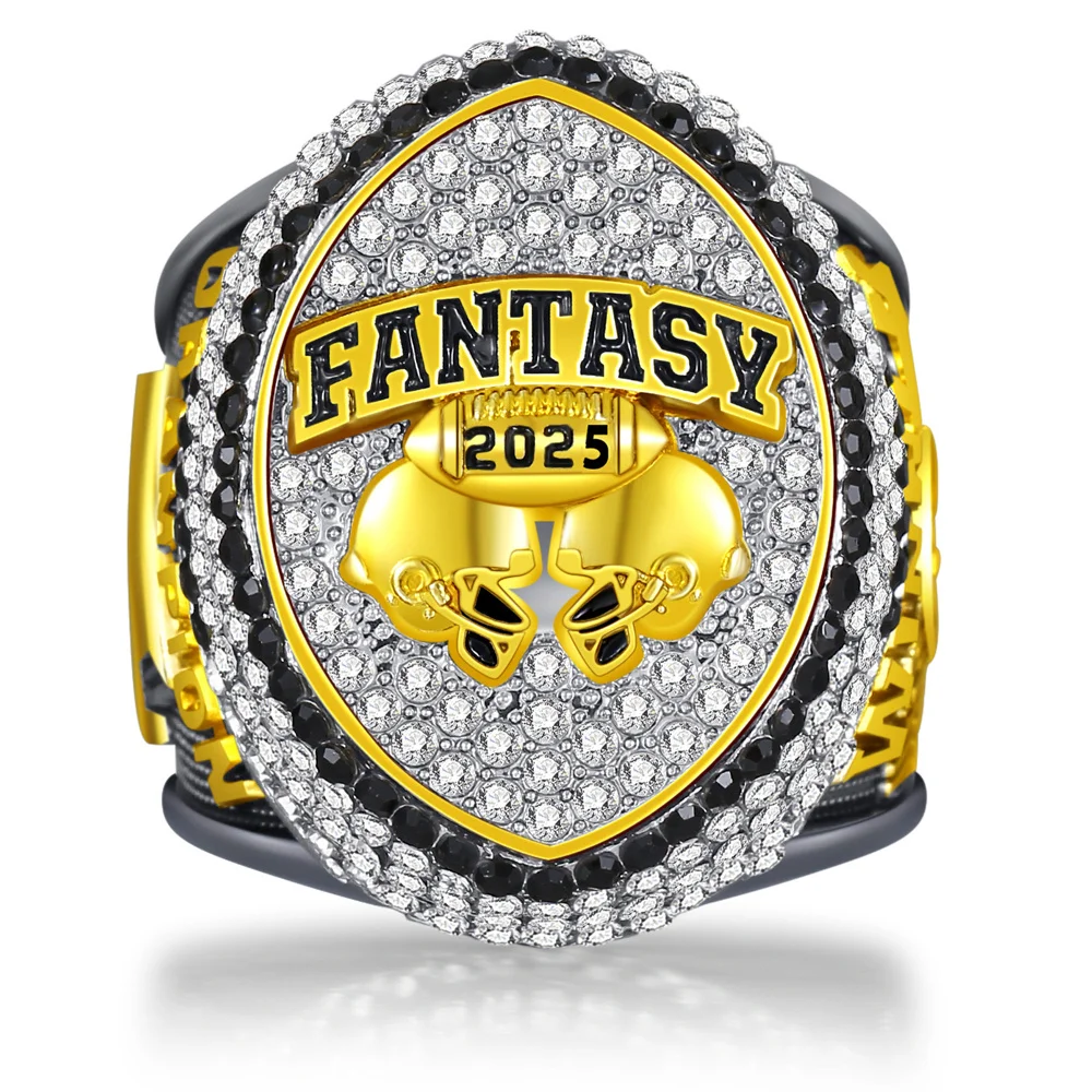 

2025 Fantasy Football Championship Ring MVP Fantasy Football League Winner Trophy Prize for Mens Fans' Souvenir Gift