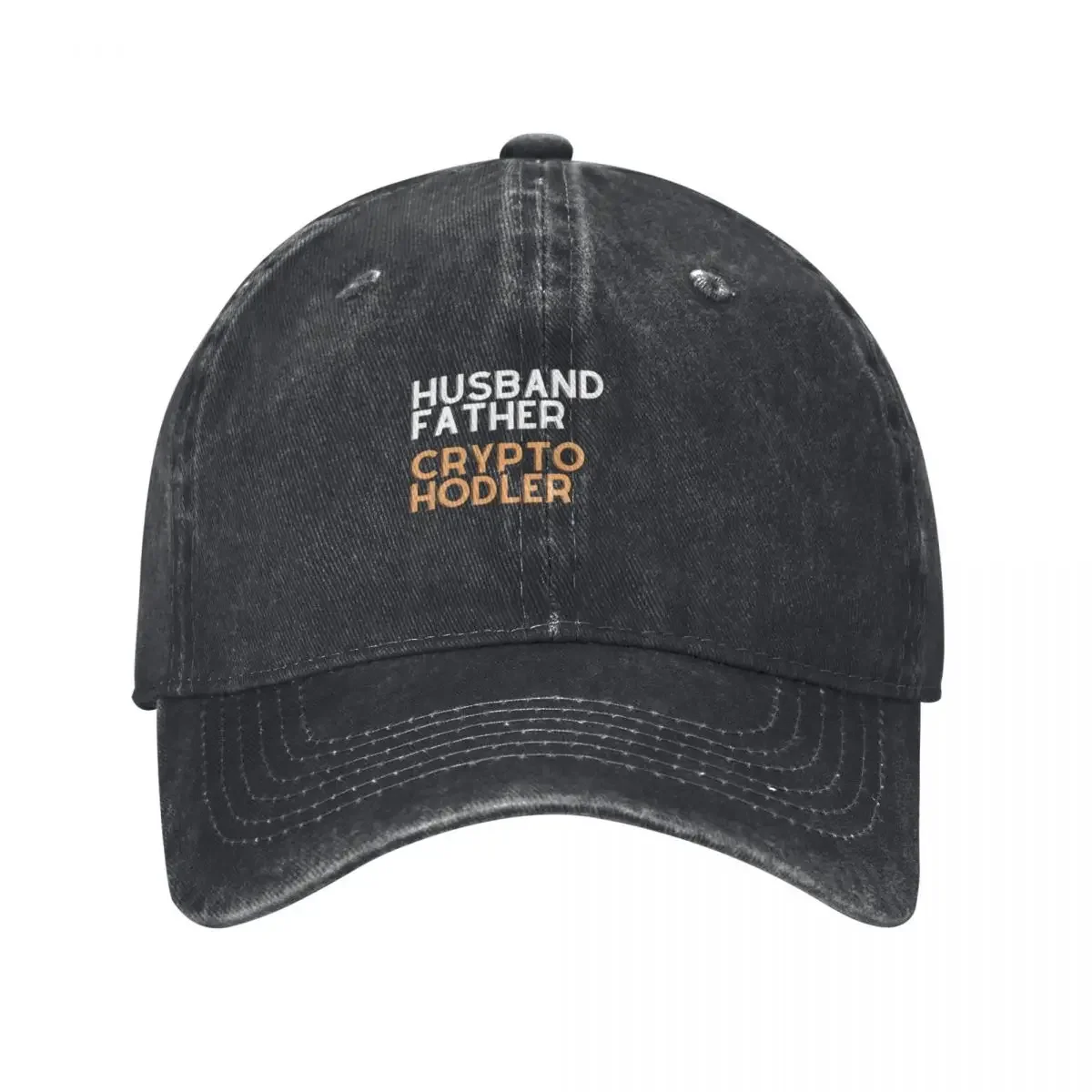 Husband, Father, Crypto Hodler Merch Mugs, Masks, Stickers, Phone Cases, Gifts, T-Shirt Baseball Cap custom Hat Hats Woman Men's