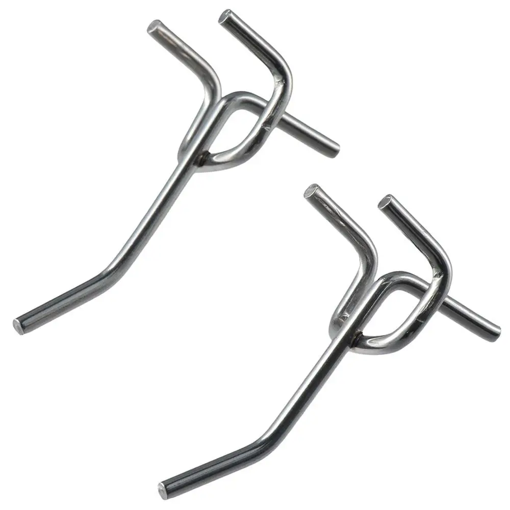 Mesh Silver Pegboard Hooks Display Hooks Storage Racks