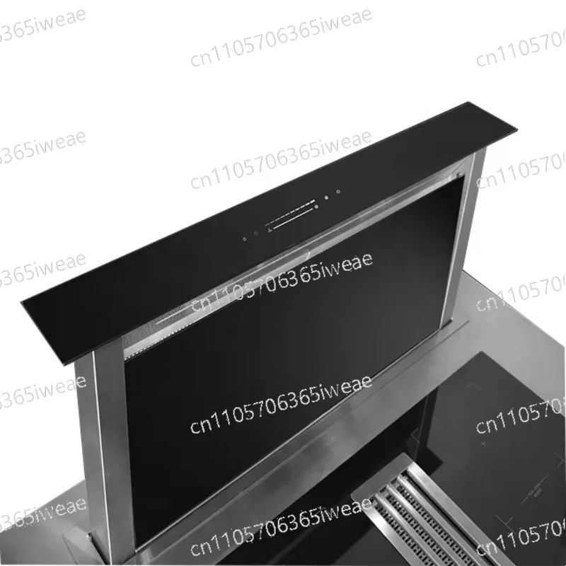 Electric Downdraft Hood for Kitchen Use Silver Black Optional Quick Exhaust Air