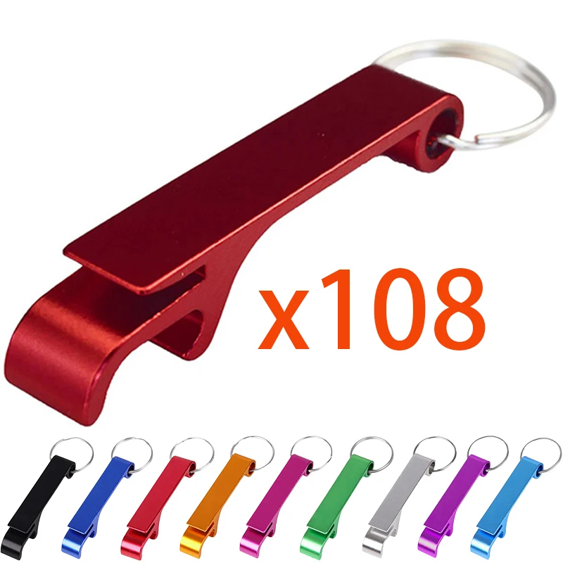 

108Pcs Bottle Opener Keychain Weekend Trip Gifts for Women Sister Auntie Friend Vacation Party