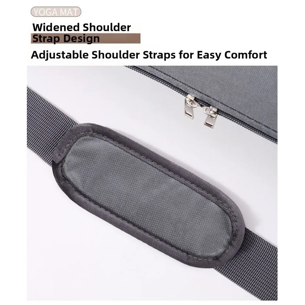Large Capacity Yoga Mat Bag Adjustable Strap Drawstring Gym Mat Cover Multifunction Waterproof Pilates Mat Backpack Sports