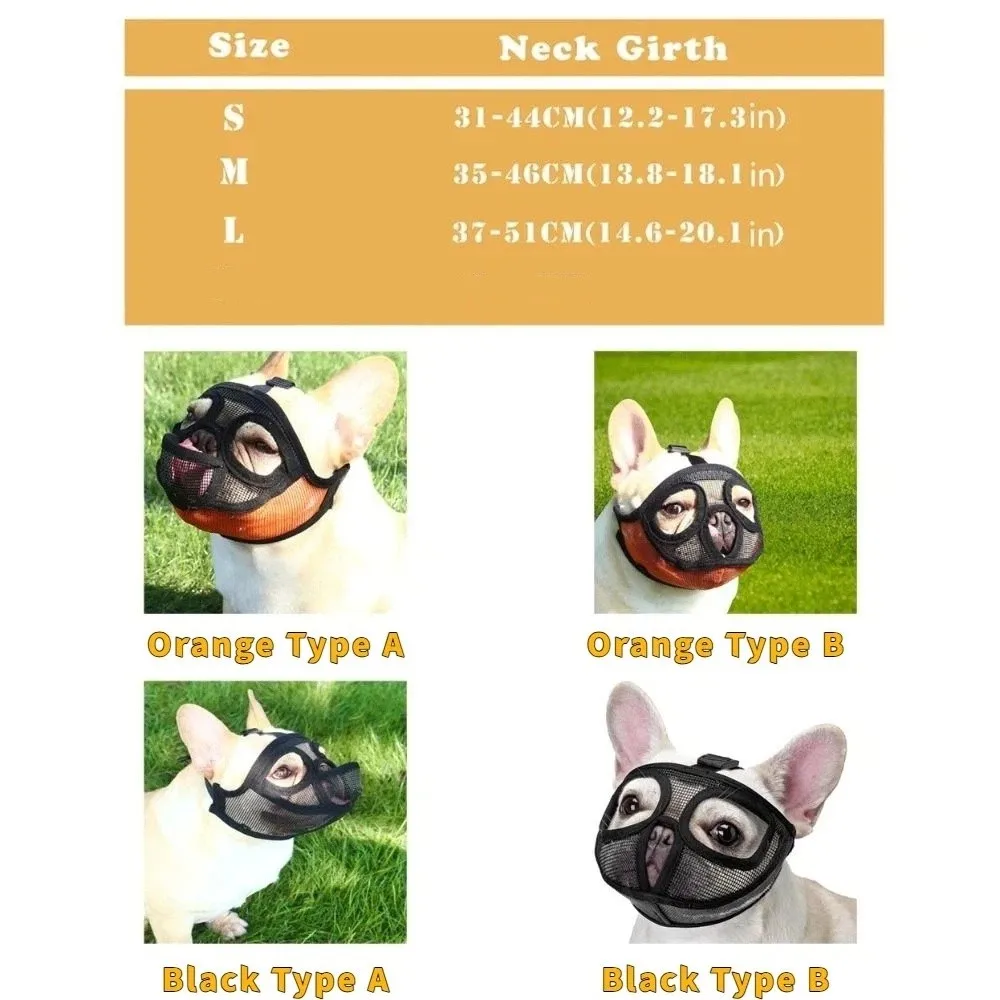 Practical Mesh Dog Muzzle Anti-Eating Drinkable Pet Dog Mask Breathable Adjustable Dog Anti-Biting Muzzle Prevent Stealing