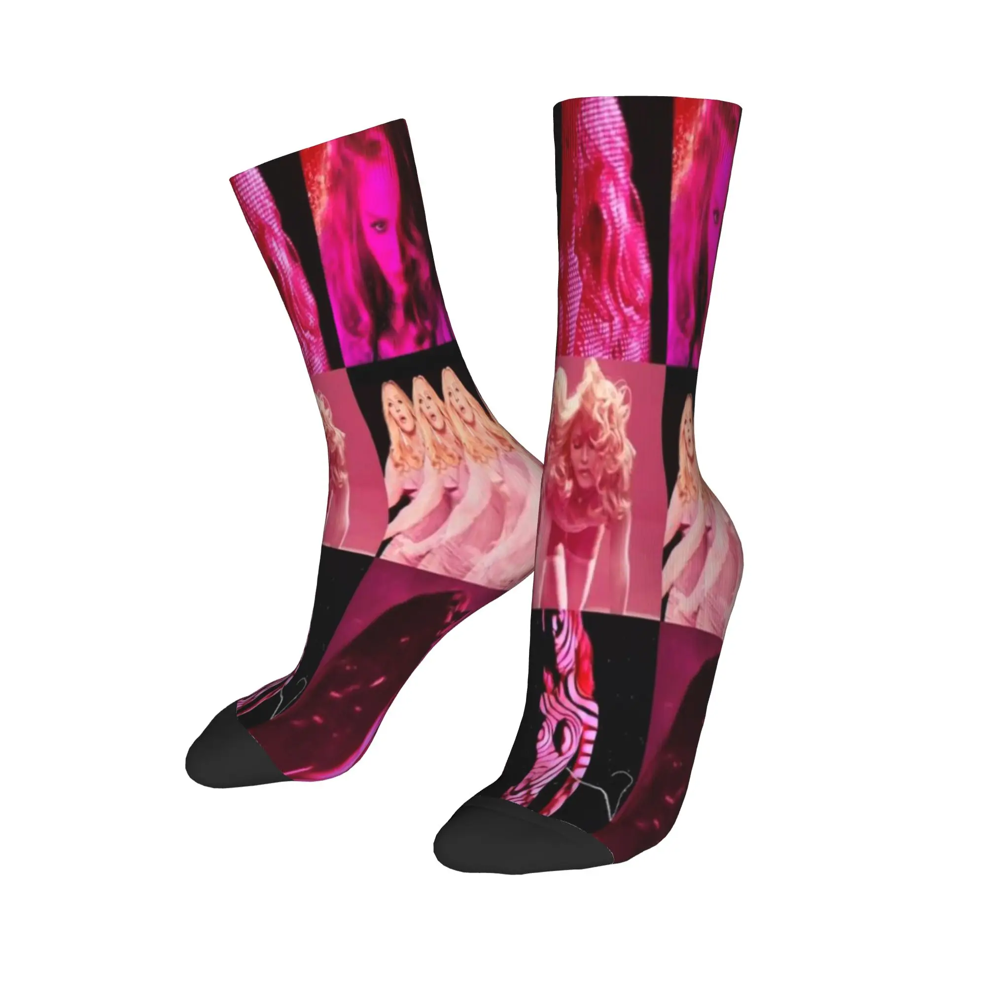 Harajuku Unisex Socks Madonnas CONFESSIONS II Tour 2026 Merchandise Soft  Graphic Dress Socks Spring Autumn Winter