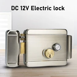 Electronic Door Lock Electric Magnetic Lock for Video Door Phone Intercom System Gate Open