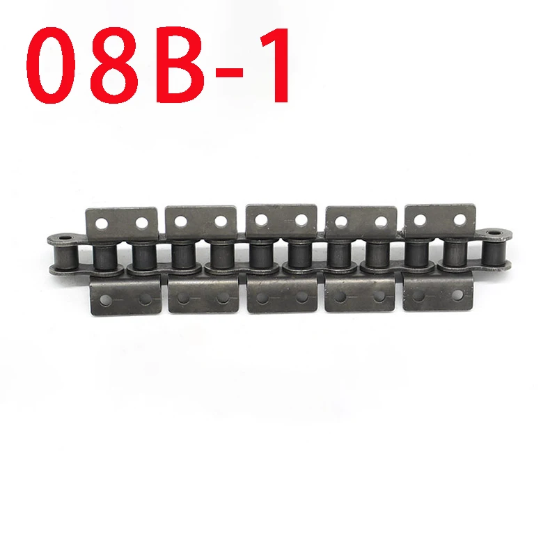 1PC 1.5 Meter 08B-1 Short Pitch Precision Roller Chain Industrial Drive Single Row Chains With 2 Ears 2 Holes