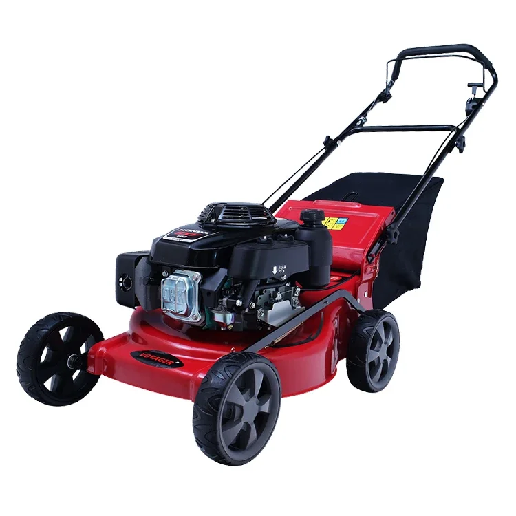 Best 18IN Hand Push Grass Cutting Machine 4 Stroke Honda Engine Zero Turn Lawn Mower with Steel Deck