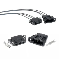 1 Set 3 Pin 1J0972753 1J0972763 Car Blower Resistor Cable Plug for VW Audi 1J0 972 753 Auto Connector Accessories 1J0 972 763