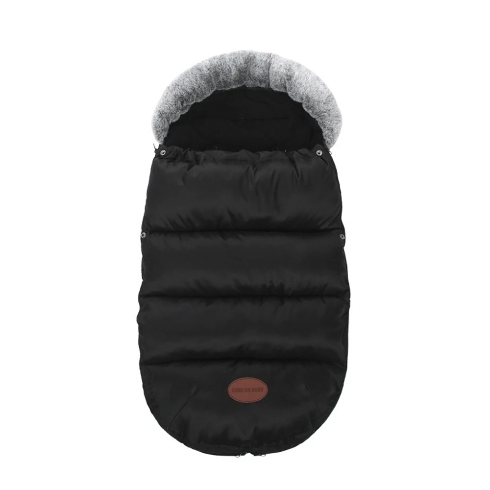 

Footmuff for Stroller Lining & Fleece Hood Waterproof Universal Windproof Cold Winter Outdoor Sack for Pushchairs