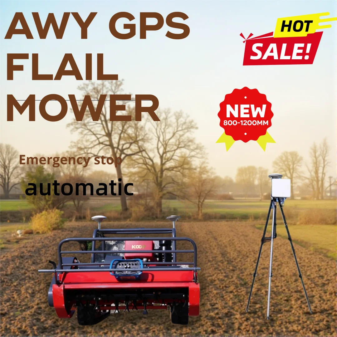 

Customized Meets CE Euro 5 standards features automatic remote control and is high-power self-propelled tracked GPS flail mower