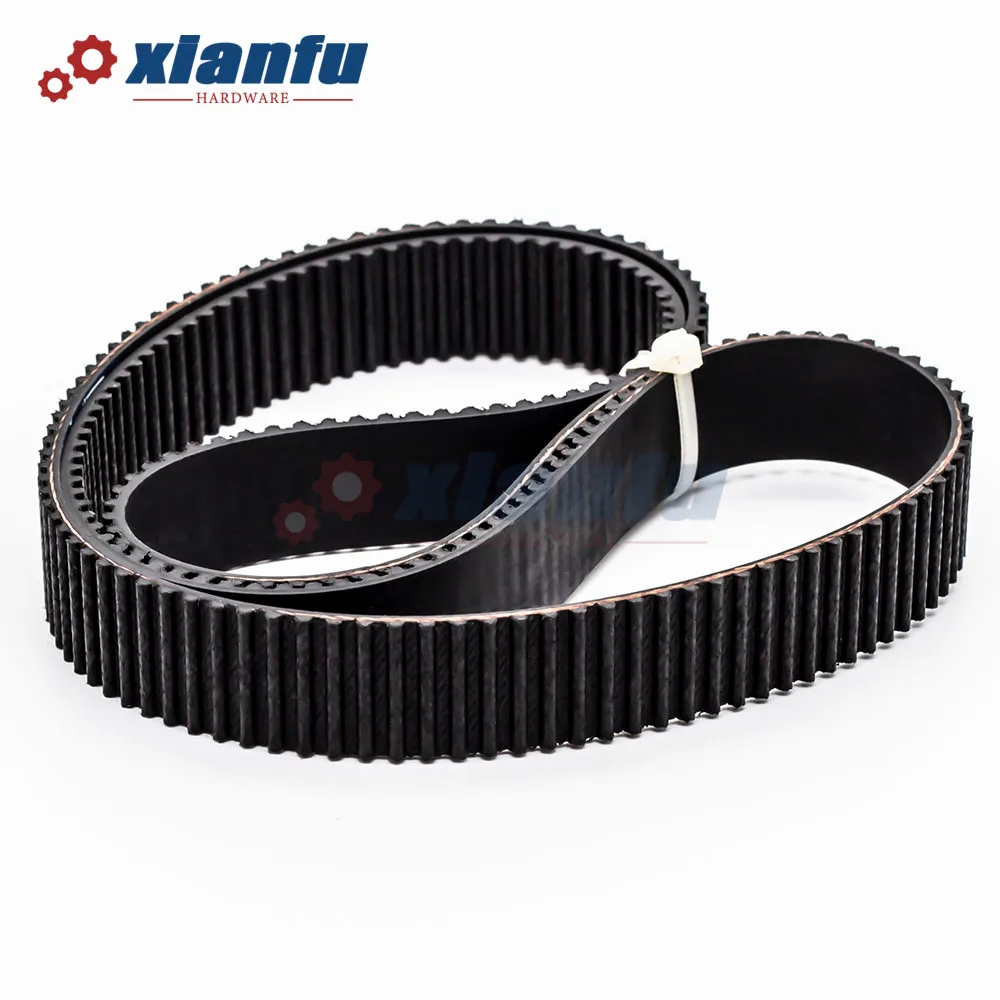 HTD 3M Timing Belt Lp=1125 1140 1170 1200 1209 1263 1335 1344 1359 1374 1500mm Width 6/10/15/20mm Closed Loop Rubber Perimeter