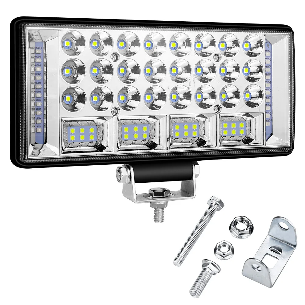 2 stücke 4 zoll 5 zoll 6 zoll LED Licht Bar Offroad Spot Flut LED Arbeit Licht für Lkw Auto boot Traktor 4x4 Atv Scheinwerfer 12 V 24 V – Detail 10