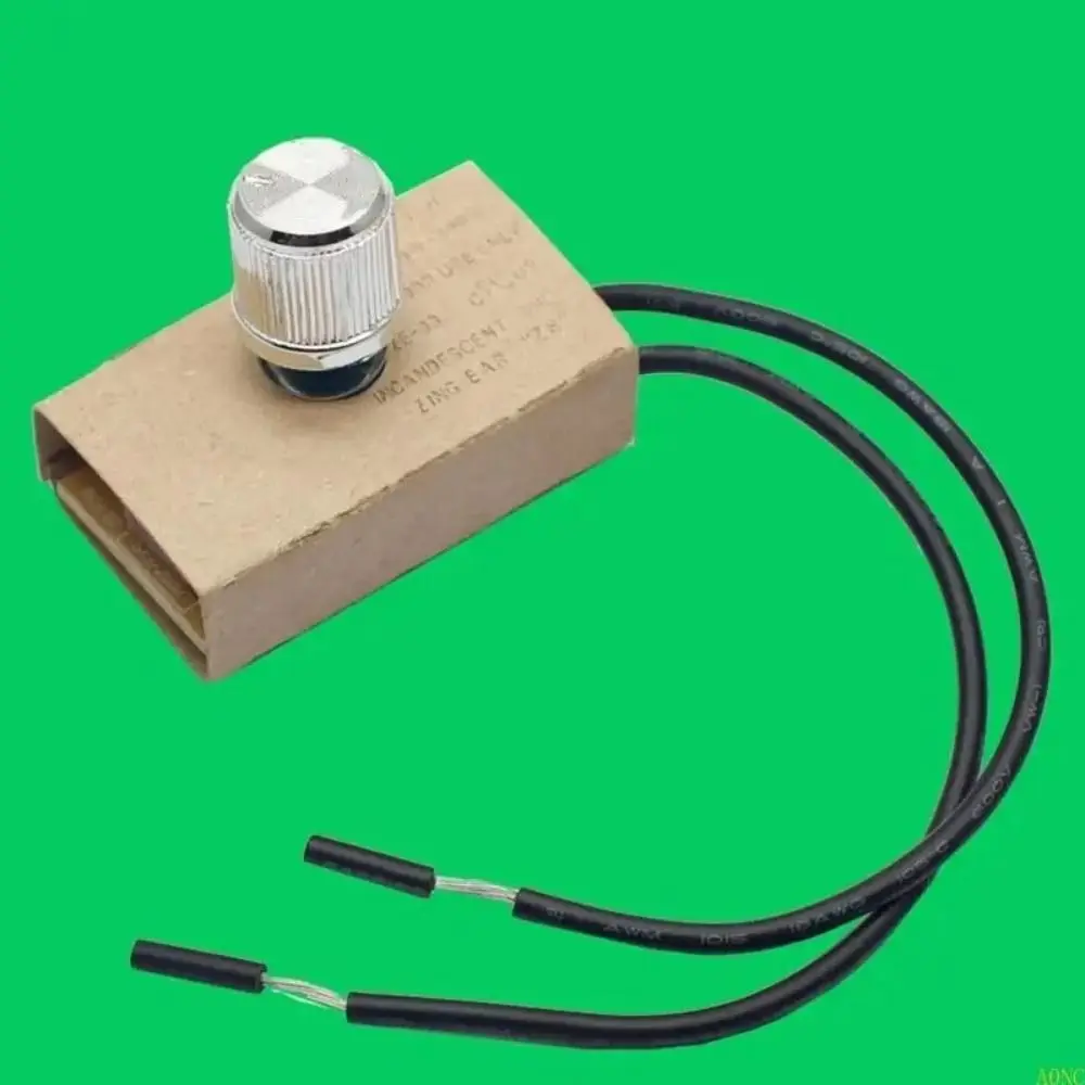 Professional 120V/240V 300W LED Dimmer Dimmable Universal Dimmer Switch 360°Rotary Dimmer Knob Controller Lighting Control