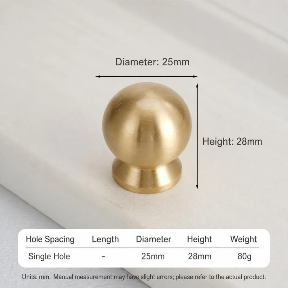 Modern Sleek Brass Cabinet Pulls Durable Minimalist Solid Brass Handles Smooth Luxury Gold Drawer Knobs Cabinetry,Furniture
