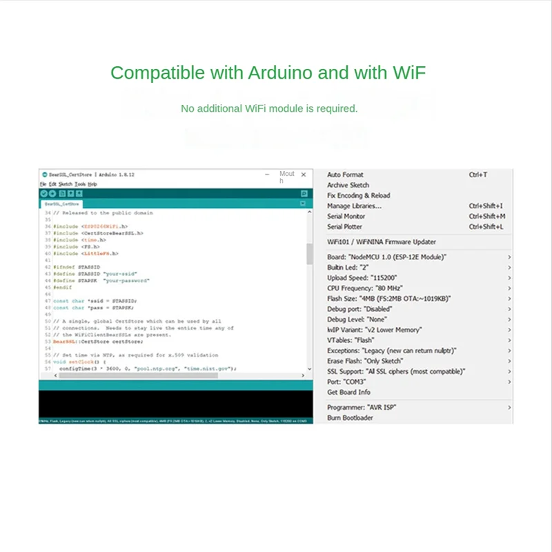 ESP8266 Wi-Fi модуль Плата разработки Python Стартовый комплект, совместимый с Arduino/Raspberry Pi C++ Программирование Python