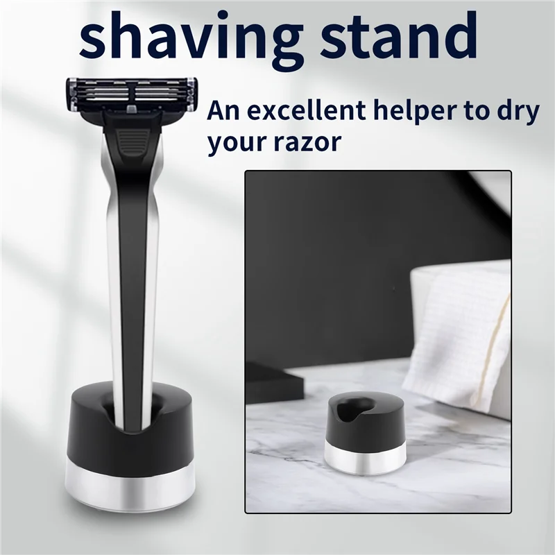 

Unique Design Heavyweight Men's Shaving Razor Stand Holder Base Gift For Brother Boyfriend Husband