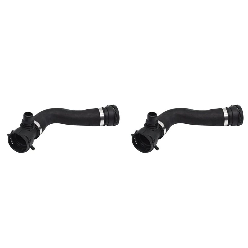 2X Car Upper Radiator Coolant Hose For BMW 135I 135Is 335I Xdrive 335Xi Z4 X1 3.0L 17127540127