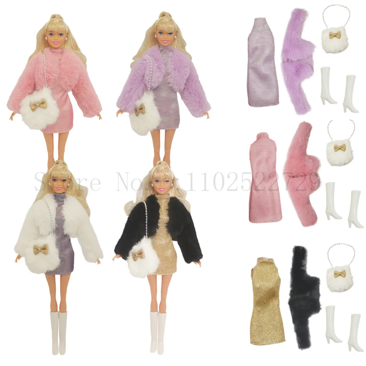 Formal Fashion  Outfit Set for 30cm BJD Barbie Blyth 1/6 MH CD FR SD Kurhn Doll Clothes Girl Figure Toy Accessories