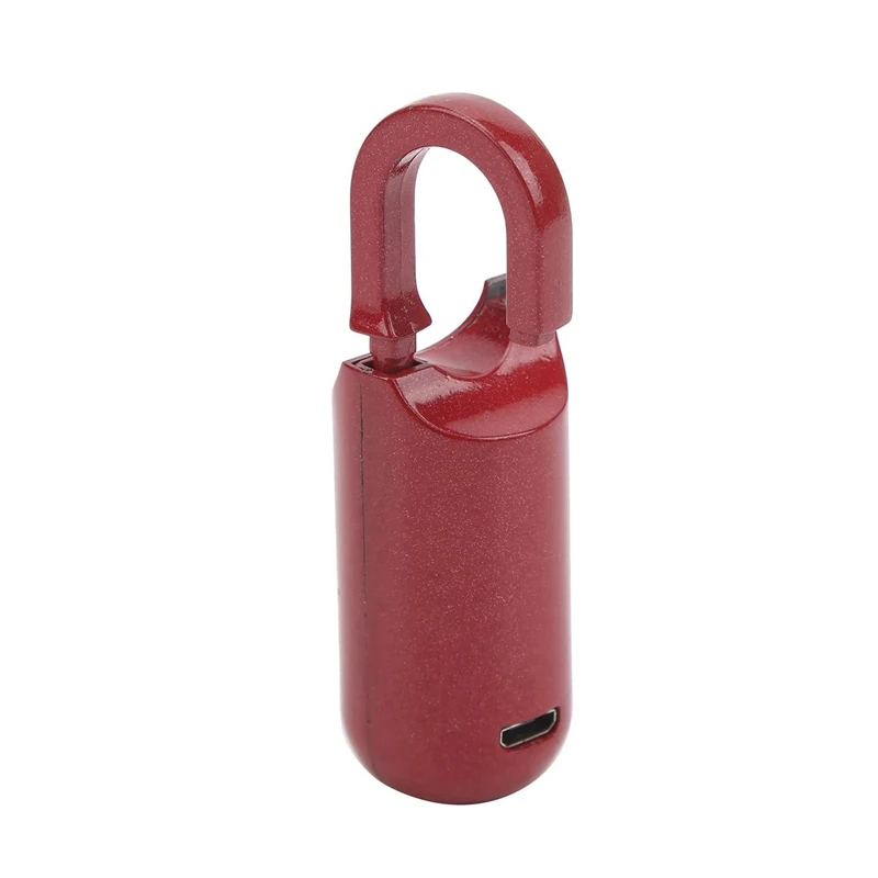 Vingerafdruk Slot Smart Hangslot Koffer Gym Locker Lock Usb Oplaadbare Mini Security Lock Voor Outdoor Reizen