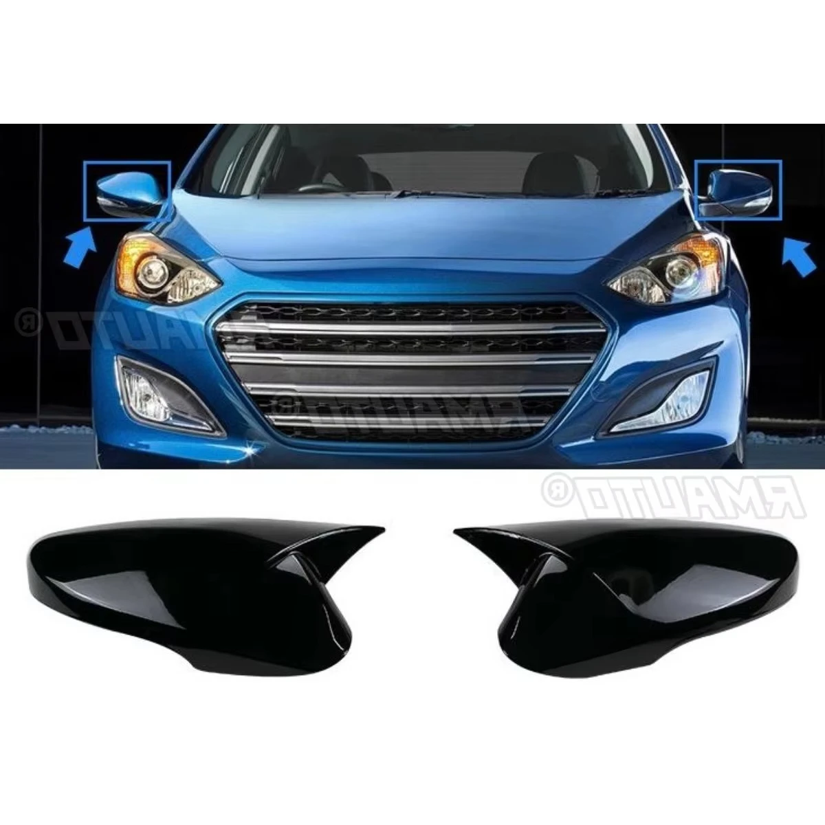 

Для Hyundai ELANTRA Veloster 2012-2017 автомобильная защита заднего вида, боковая крышка зеркала, комплект кузова, накладка на зеркало заднего вида, аксессуары