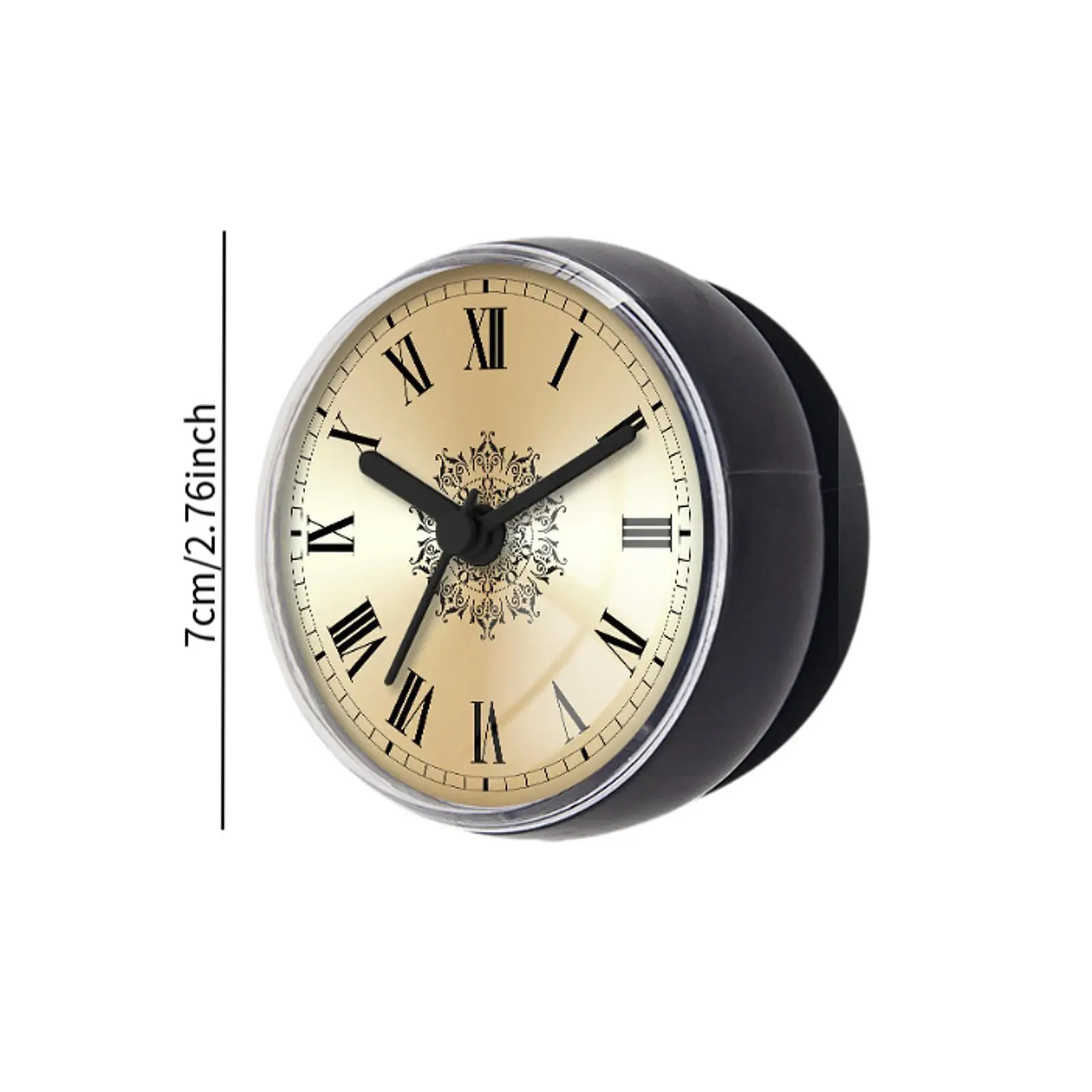 Waterproof Clock with Suction Cup Silent Analog Wall Timer Easy Read for Bathroom Shower Kitchen Washroom Accessories