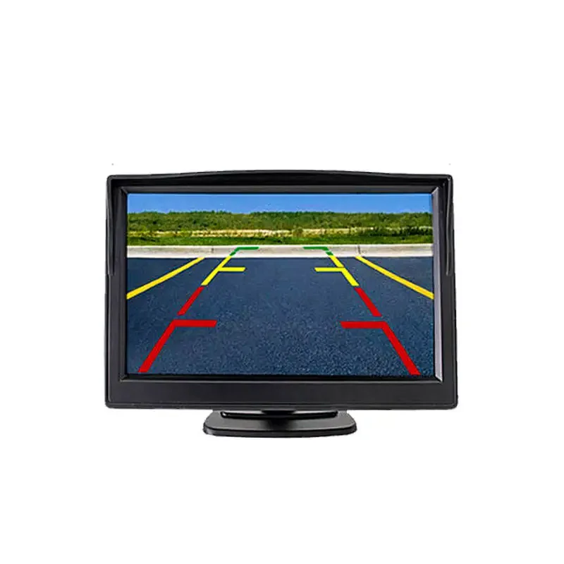 universal auto brightness factory price car reverse camera monitor 502 5inch Desktop Display