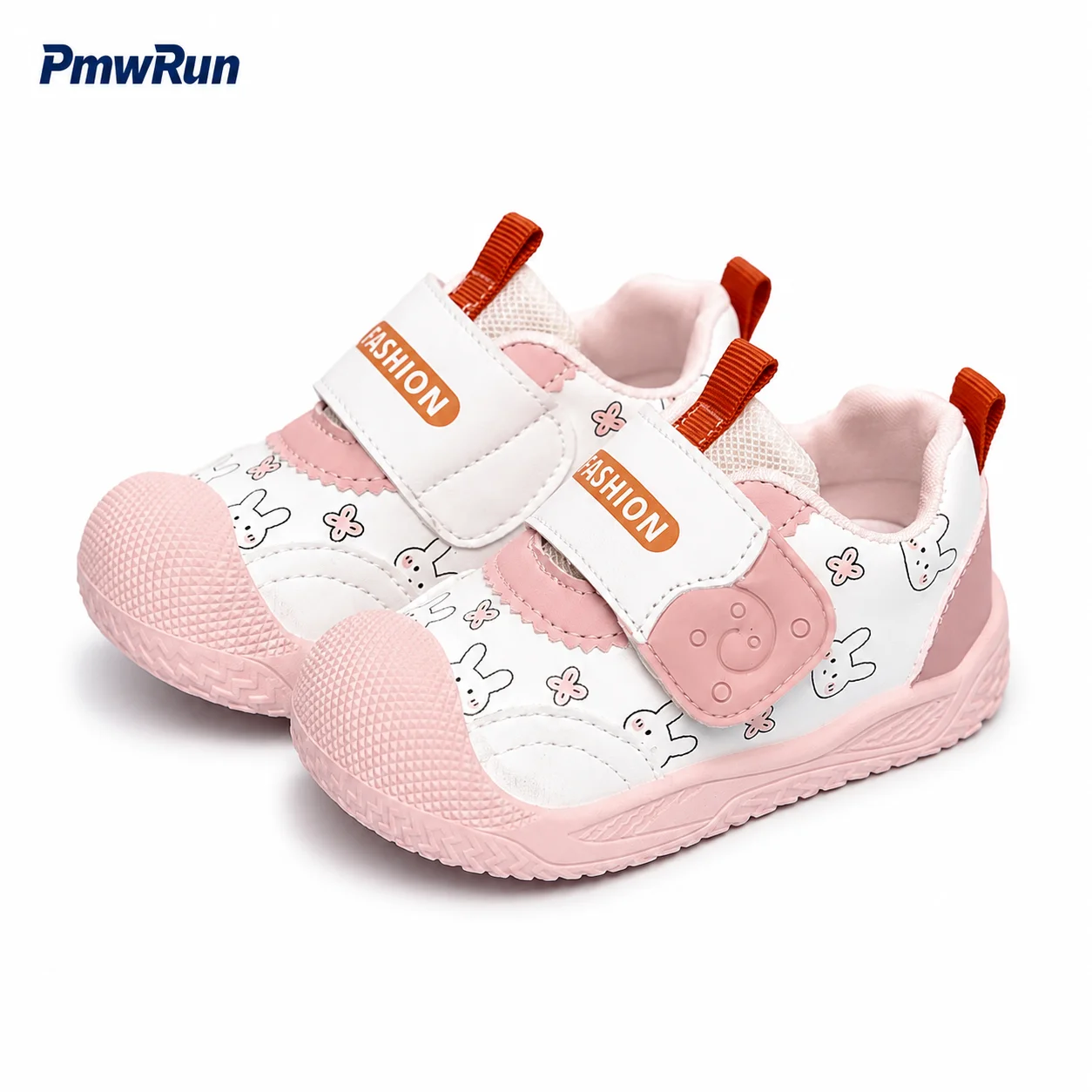 Korean Style Sport Shoes For Children PU Leather Waterproof Kid's Sneakers Anti-slippery Boy's Girl's Running Footwea