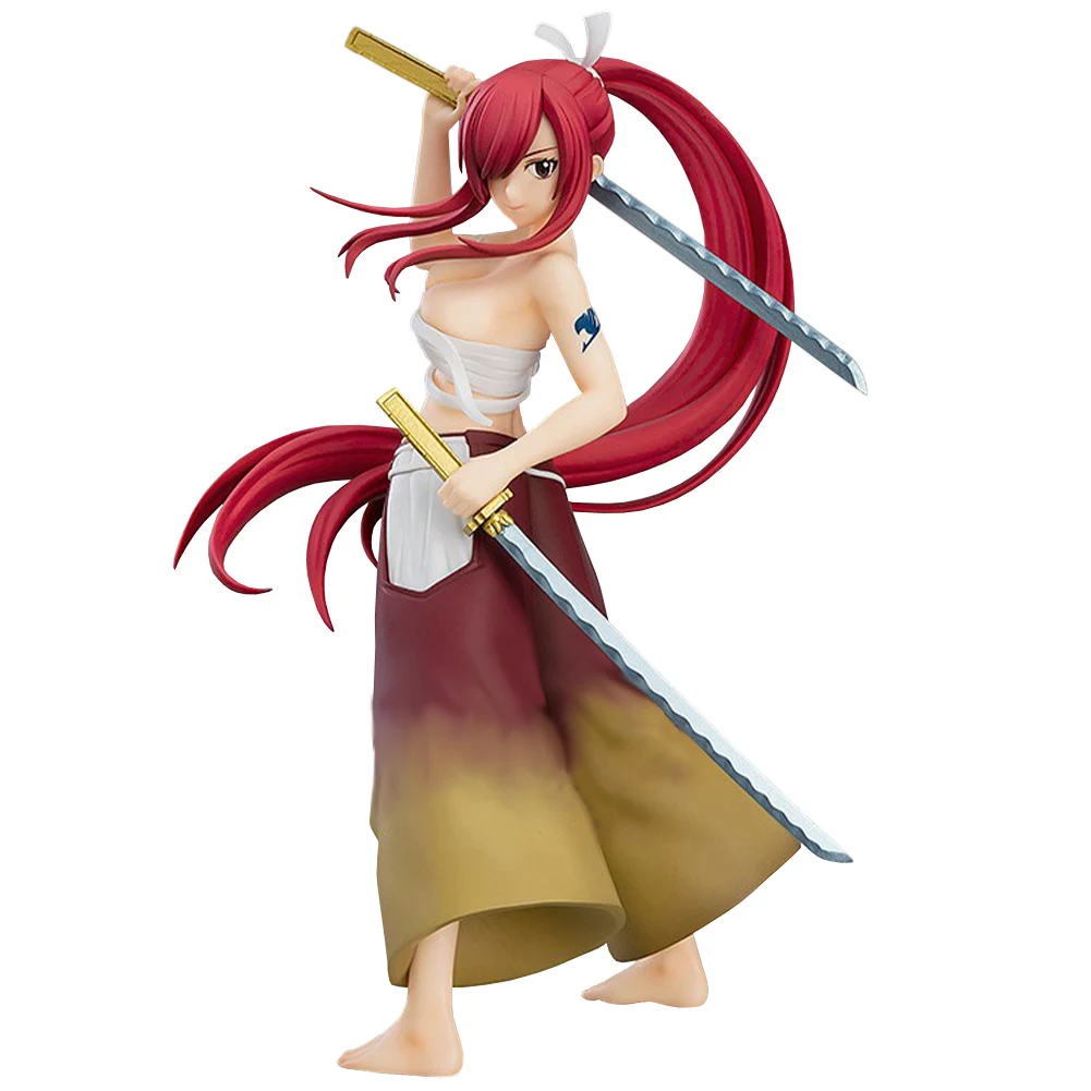 

Anime Erza Scarlet Figure Erza Scarlet Action Figures PVC Beauty Models Desktop Ornaments Erza Scarlet Figurine toys Gifts 23cm