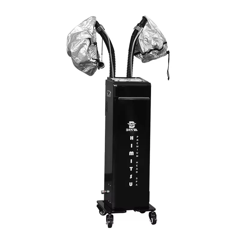 Professional 700W Ozone Hair Steamer, Nano Mist Scalp Care, Full-Automatic Digital LED Display, Salon Spa Equipment