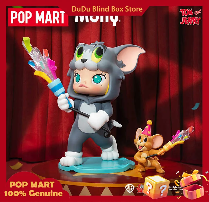 

Popmart Molly Tom And Jerry Series Collectible Figure Trendy The Cat And The Mouse Display Item Action Figure Collectible Toys