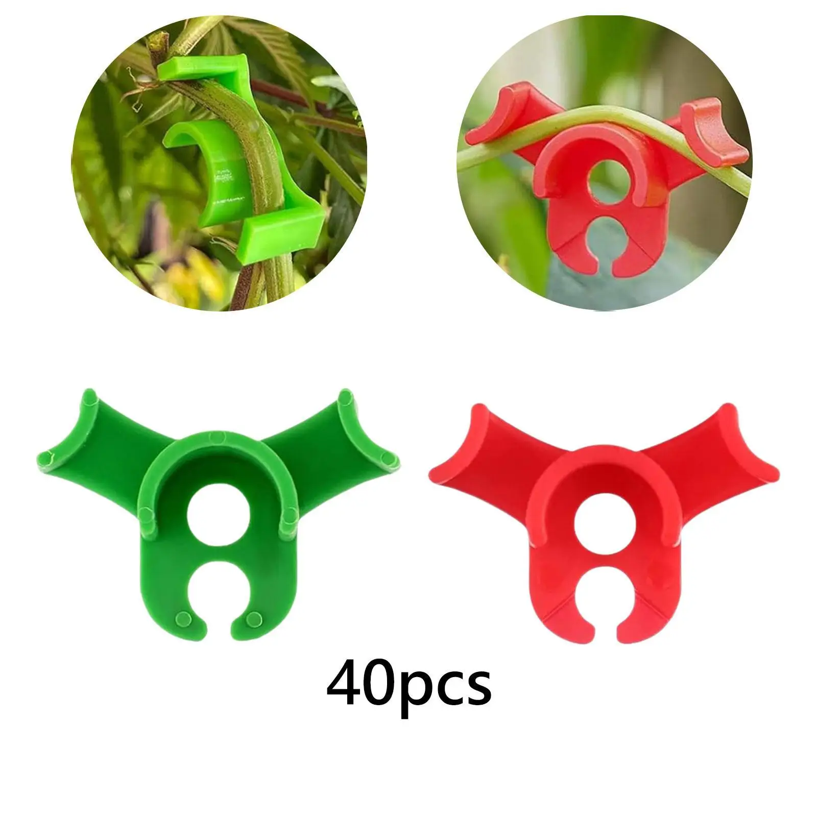 40 Pieces Plant Bender Lightweight Small Compact Professional 90 Degrees Plant Trainer for Outdoors Plant Gardening Grow Tents