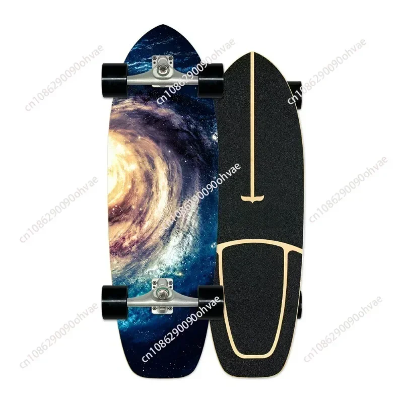 Land Surfboard 4 Beginner Adult Ski Practice Board Pedal Free Simulated Surf Training Board Skateboard