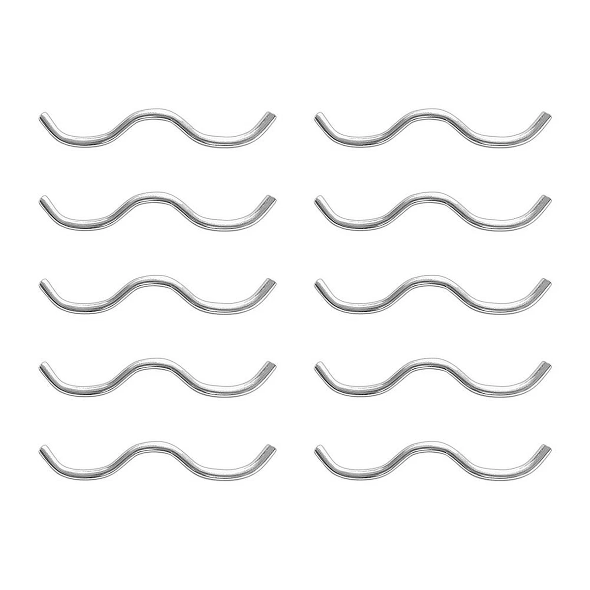 

-ESTR 10Pcs Trampoline W Hooks Durable Trampoline Iron Bar Wire Connector Hook Trampoline Accessories