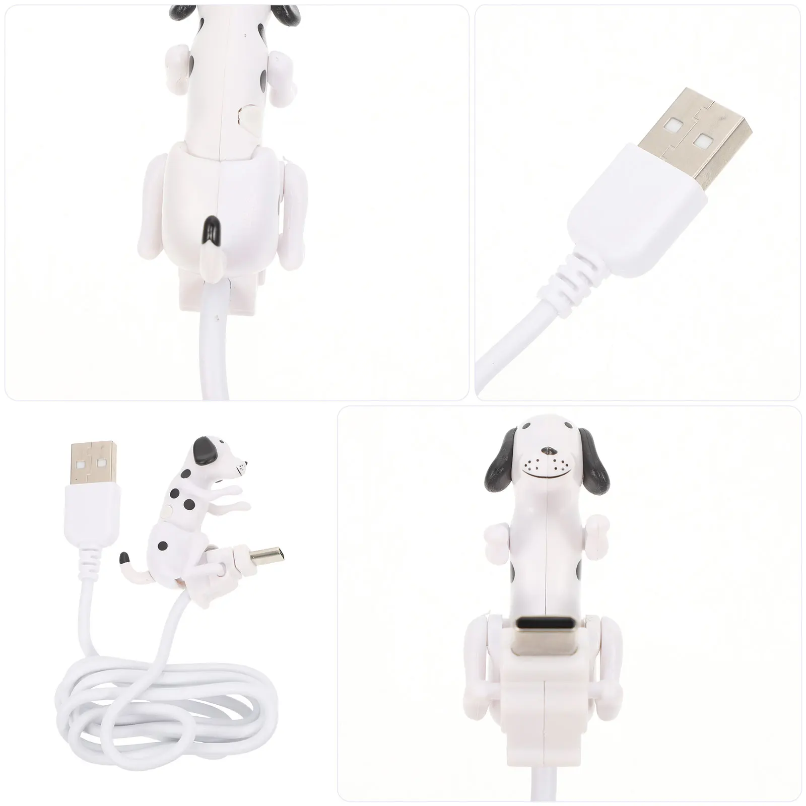 

Creative Puppy Charging Cable Durable USB Type c Data Line Fun Rogue Dog Portable Phone Adapter