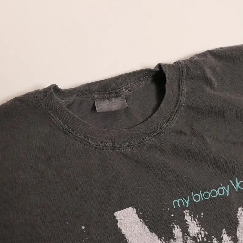 私の血まみれのバレンタインデーのシューガイズバンドシャツ、バンドTシャツ、ウルトラフェードツアー、アンビエントノイズポスト、パンク、代替グランジ、シングルアルバムカバー