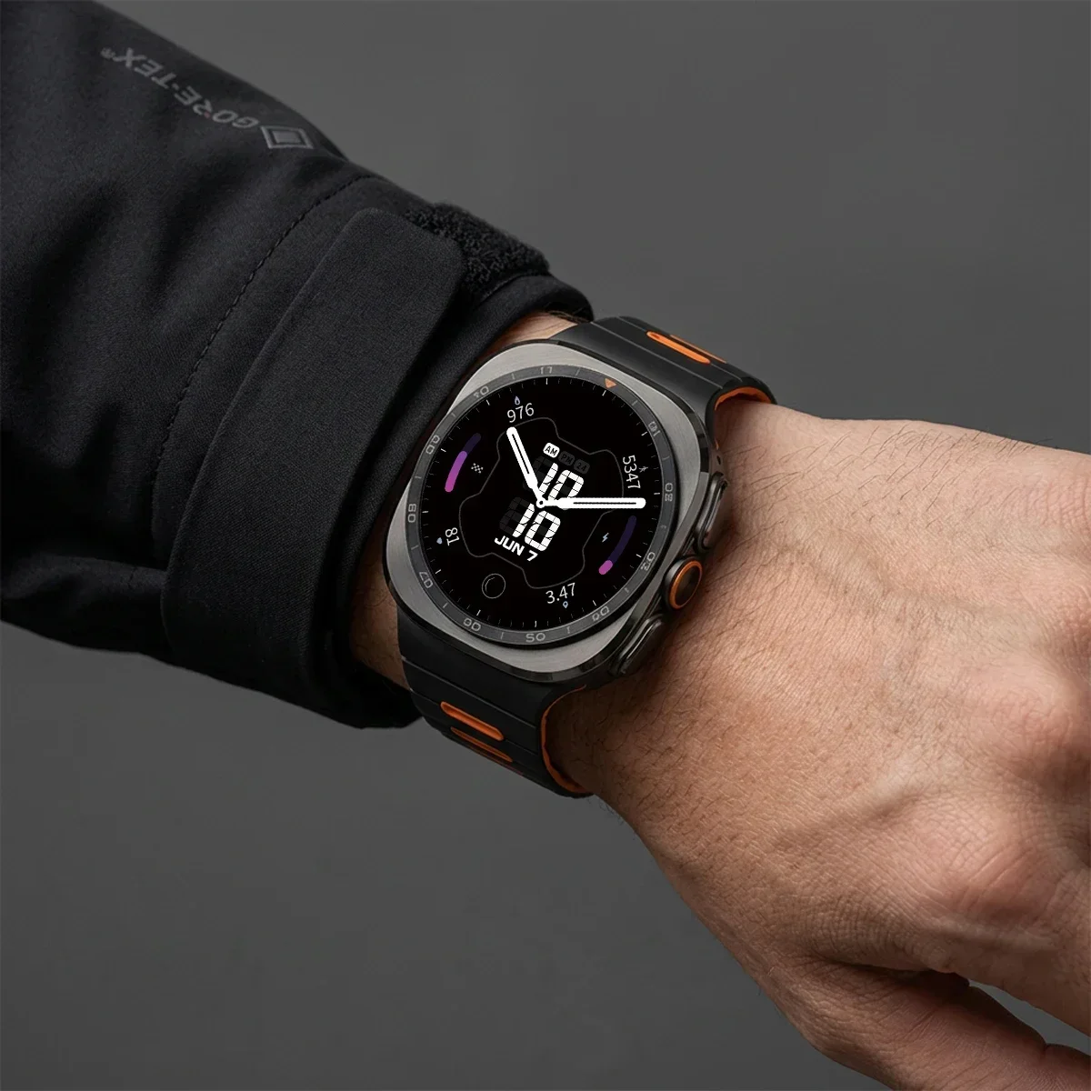 Magnetisches Silikonarmband für Samsung Galaxy Watch Ultra 2 47 mm, Sportarmband für Galaxy Watch 9/8 40/44, Watch 8 Classic 46 mm, Armband. – Detail 8