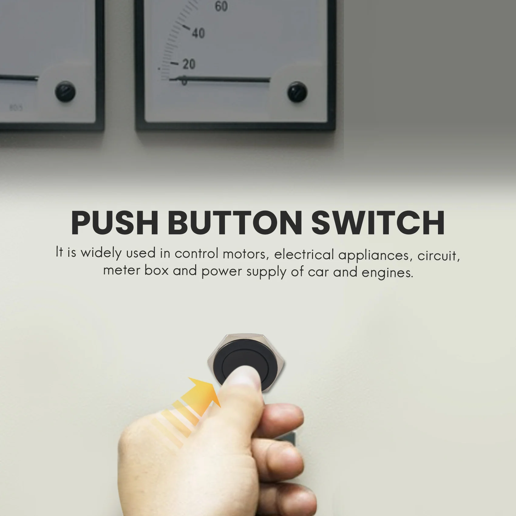 Interruttore clacson Pulsante clacson Interruttore a pulsante per auto 16mm 12V