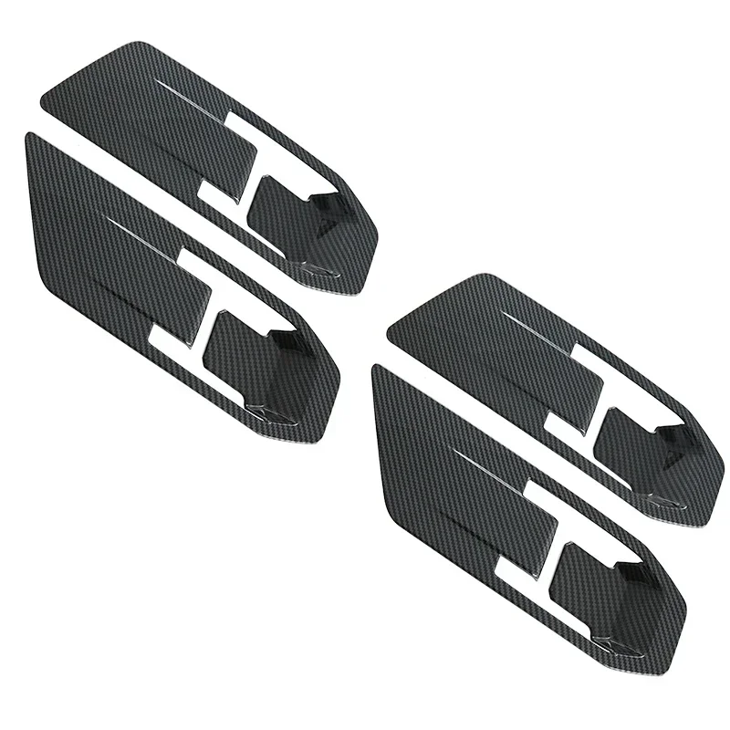 

For Mitsubishi Triton L200 2024 2025 Carbon Fiber Center Console Gear Shift Panel Cover Trim Inner Door Bowl Window Switch Panel