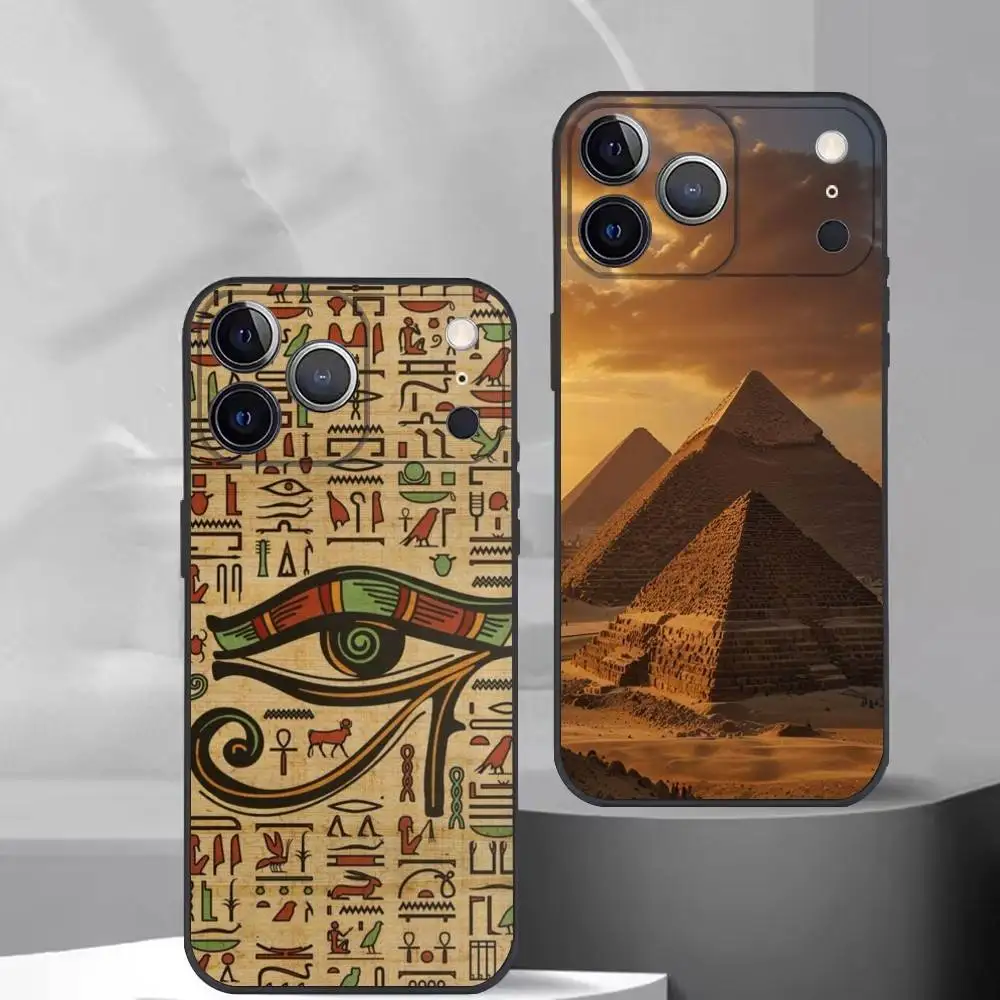 A-Art Ancient E-Egypt Phone Case Silicone Soft For IPhone 17 16 15 14 13 12 11 X XR Plus Pro Max Plus