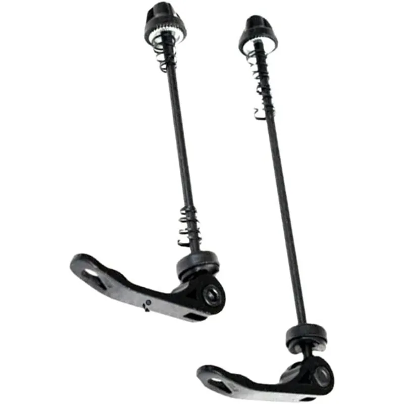 1Pair Quick Release Skewer Front and Rear Wheel Hub Quick Release Skewer Set Clip Bolt Lever Axle Set for Road Mountain Bicycle